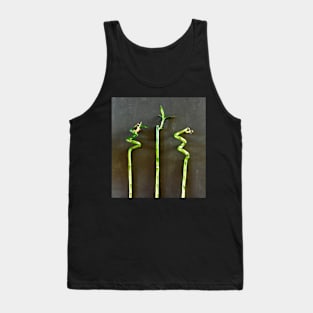 Bamboo green sticks Tank Top